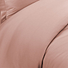 Однотонное постельное белье Розовый кварц, сатин, Семейное фото