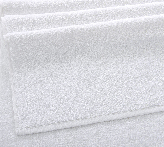 Постельное белье Полотенце махровое Белый лотос (40х75) фото