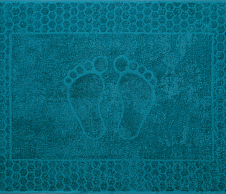 Постельное белье Полотенце махровое Ножки морская волна (50х70) фото