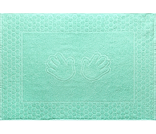 Постельное белье Махровое полотенце для рук Ручки Мятный, 48х70 фото