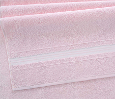 Постельное белье Полотенце махровое банное 70x130, Меридиан розовый фото
