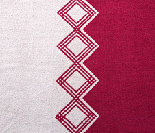 Постельное белье Полотенце махровое Юта вишневый (50х90) фото