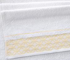 Постельное белье Полотенце махровое Теннеси белый (70х140) фото
