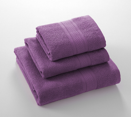 Постельное белье Махровое полотенце для рук и лица 40х70, Утро сирень  фото