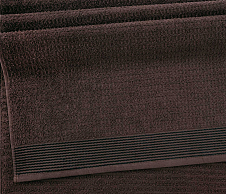Постельное белье Полотенце махровое для рук и лица 30x60, Волна коричневый фото