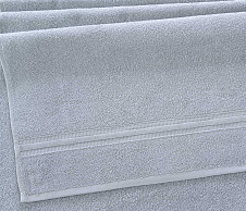 Постельное белье Полотенце махровое банное 70x130, Каскад серый фото