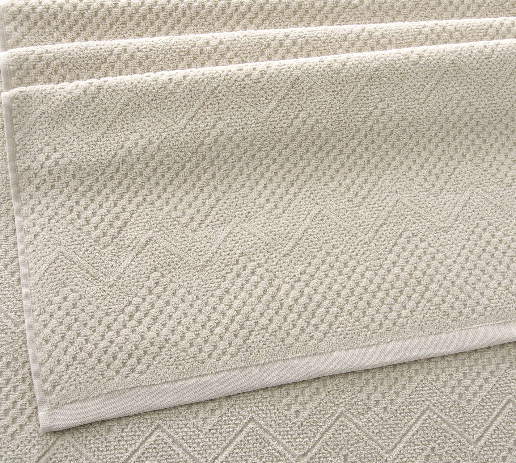 Постельное белье Махровое полотенце для рук и лица 50х90, Восторг ваниль  фото