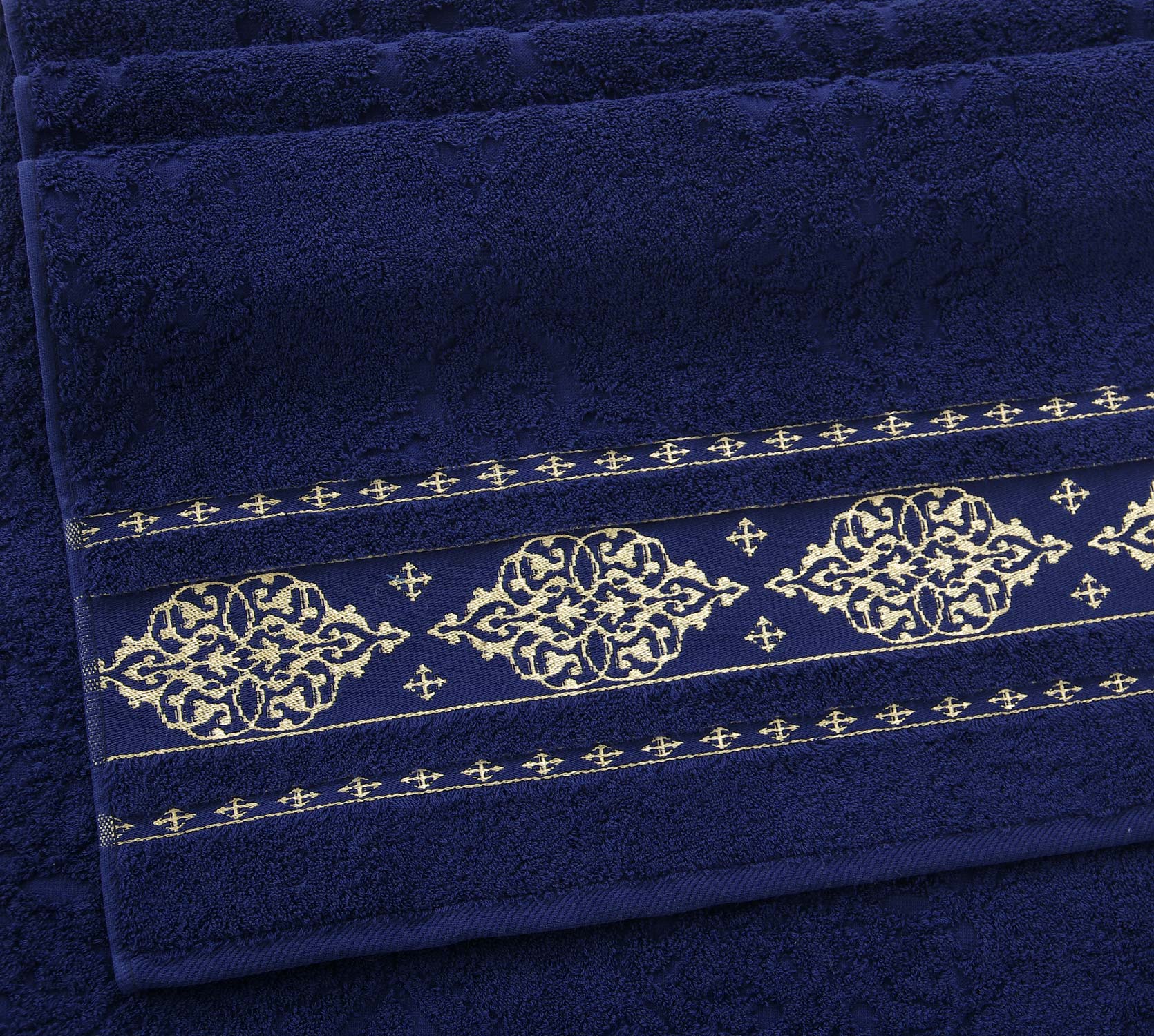 Постельное белье Махровое полотенце для рук и лица 50х90, Роскошь зимняя ночь  фото