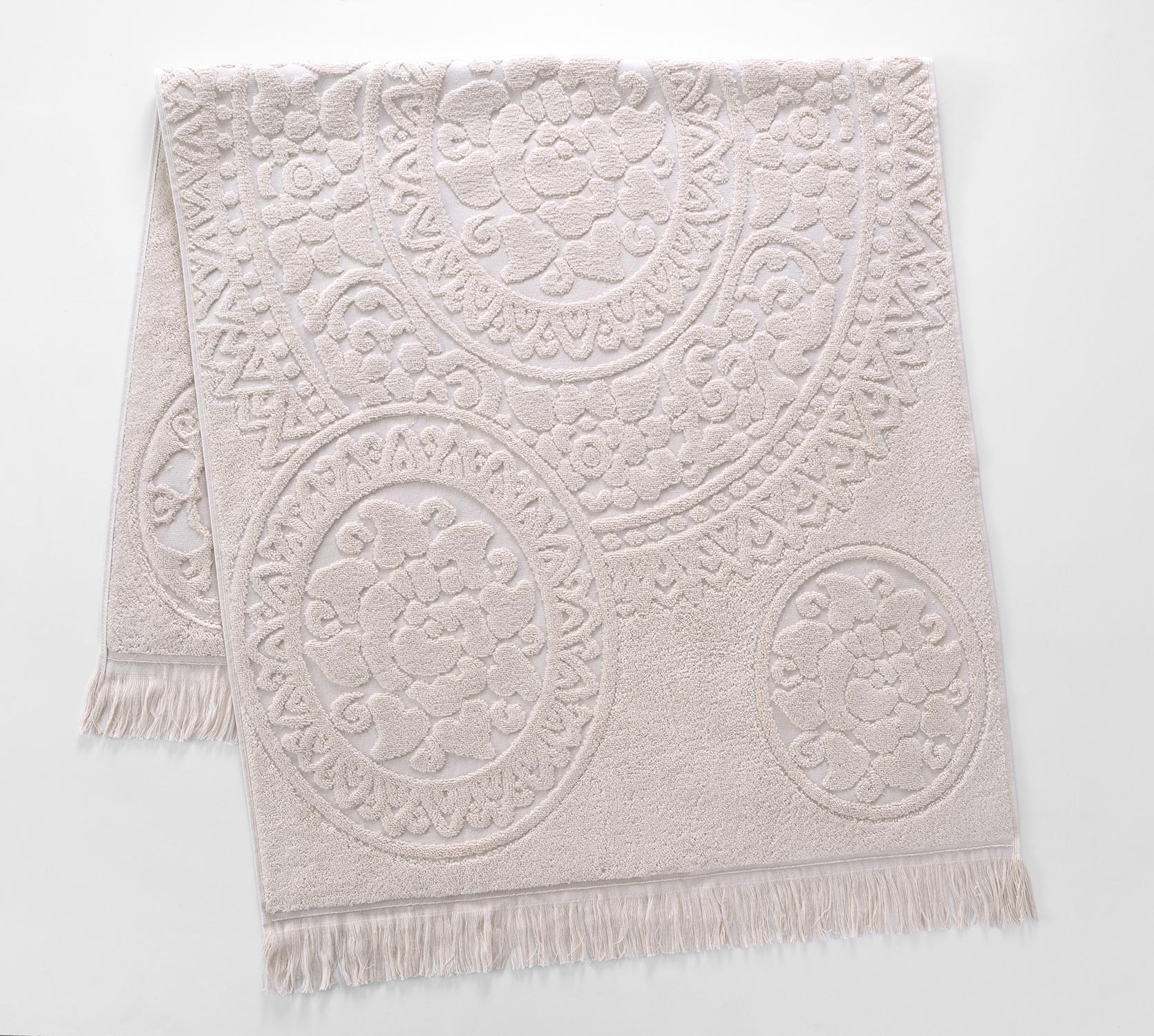 Постельное белье Полотенце махровое для рук и лица 50x90, Византия песочный фото