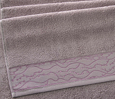 Постельное белье Махровое полотенце для рук и лица 40х70, "Айова розовый крем"  фото