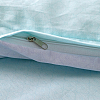 Постельное белье Лазурный ирис, перкаль 125 г/м2, 2-спальное с евро простыней фото
