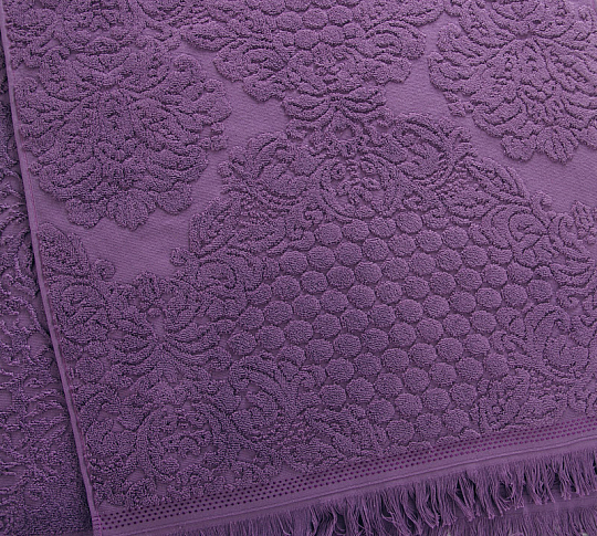 Постельное белье Полотенце махровое банное 70х140, Монако светлый виноград  фото