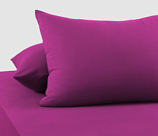 Постельное белье Трикотажные наволочки 70х70 2 шт Фиолетовый, 100% хлопок фото