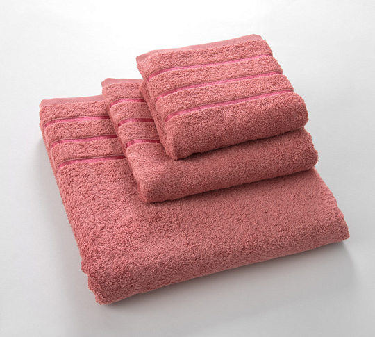 Постельное белье Махровое полотенце для рук и лица 40х70, Мадейра терракот  фото