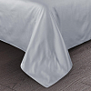Однотонное постельное белье Лунное сияние, мако-сатин, Евро стандарт фото