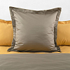 Однотонное постельное белье Солнечный берег, мако-сатин, Евро фото