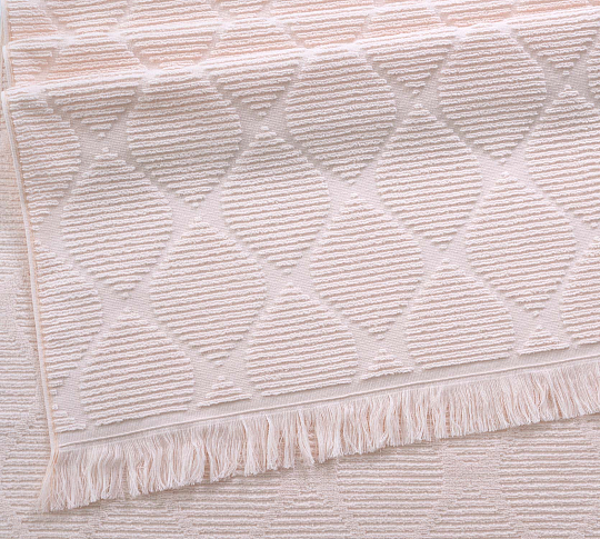 Постельное белье Махровое полотенце для рук и лица 50х90, Родос белый песок фото