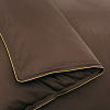 Постельное белье Пододеяльник Евро стандарт, Горький шоколад, мако-сатин 300ТС, 210x230 для одеяла 200х220 фото