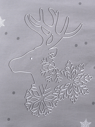 Постельное белье Снежный олень 1, поплин, Евро фото