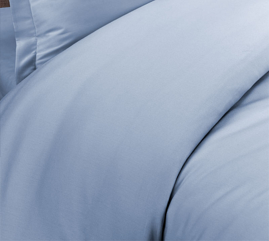 Однотонное постельное белье Топаз, сатин, 1.5-спальное фото