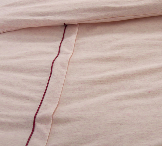 Комплект постельного белья с простыней на резинке 160х200 Ройбуш, меланж, 2-спальный фото